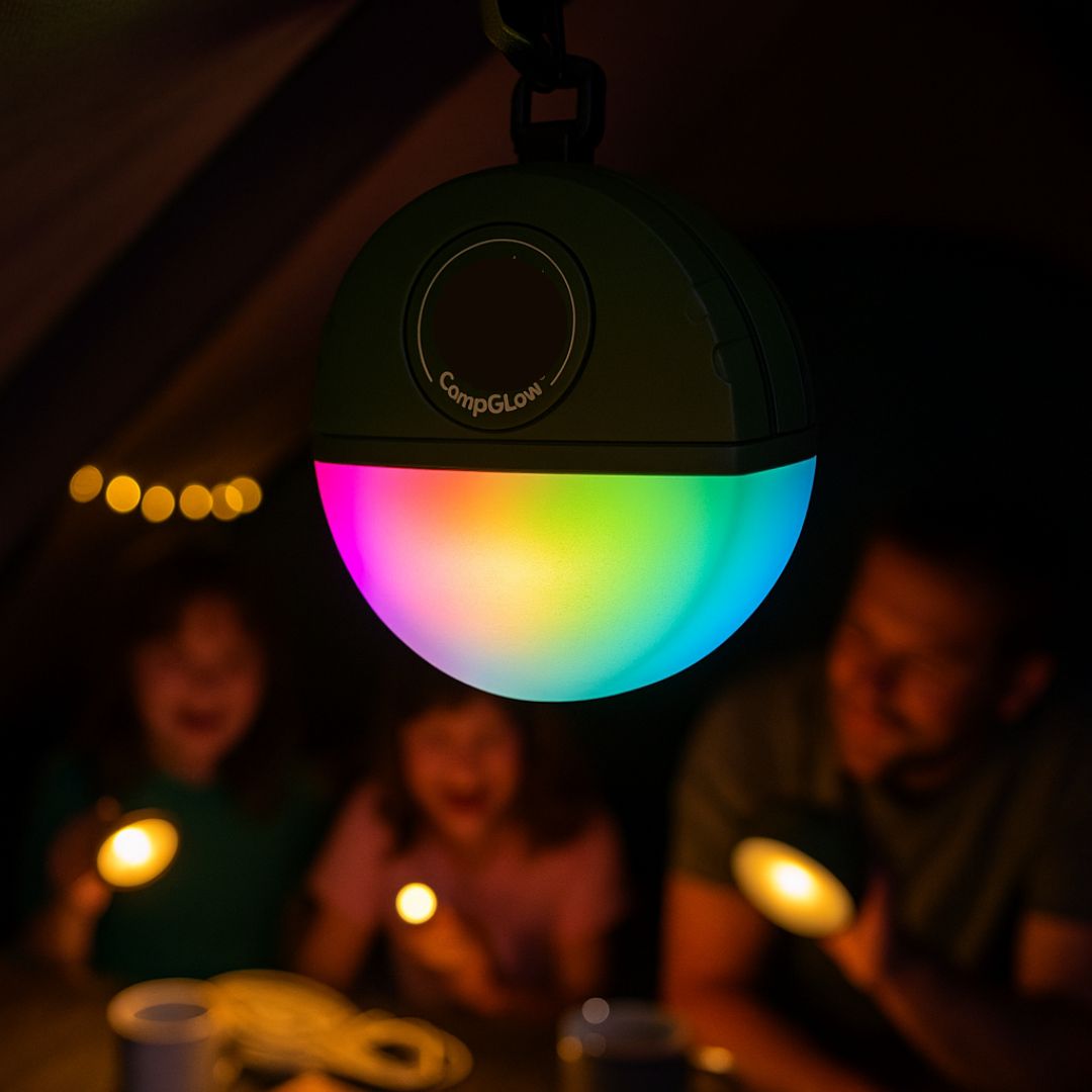 CampGlow™ – Sfeer, licht en rust. Altijd bij je.