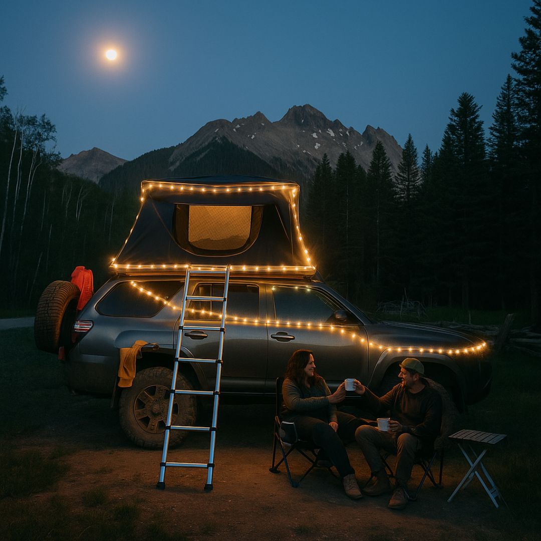 CampGlow™ – Sfeer, licht en rust. Altijd bij je.