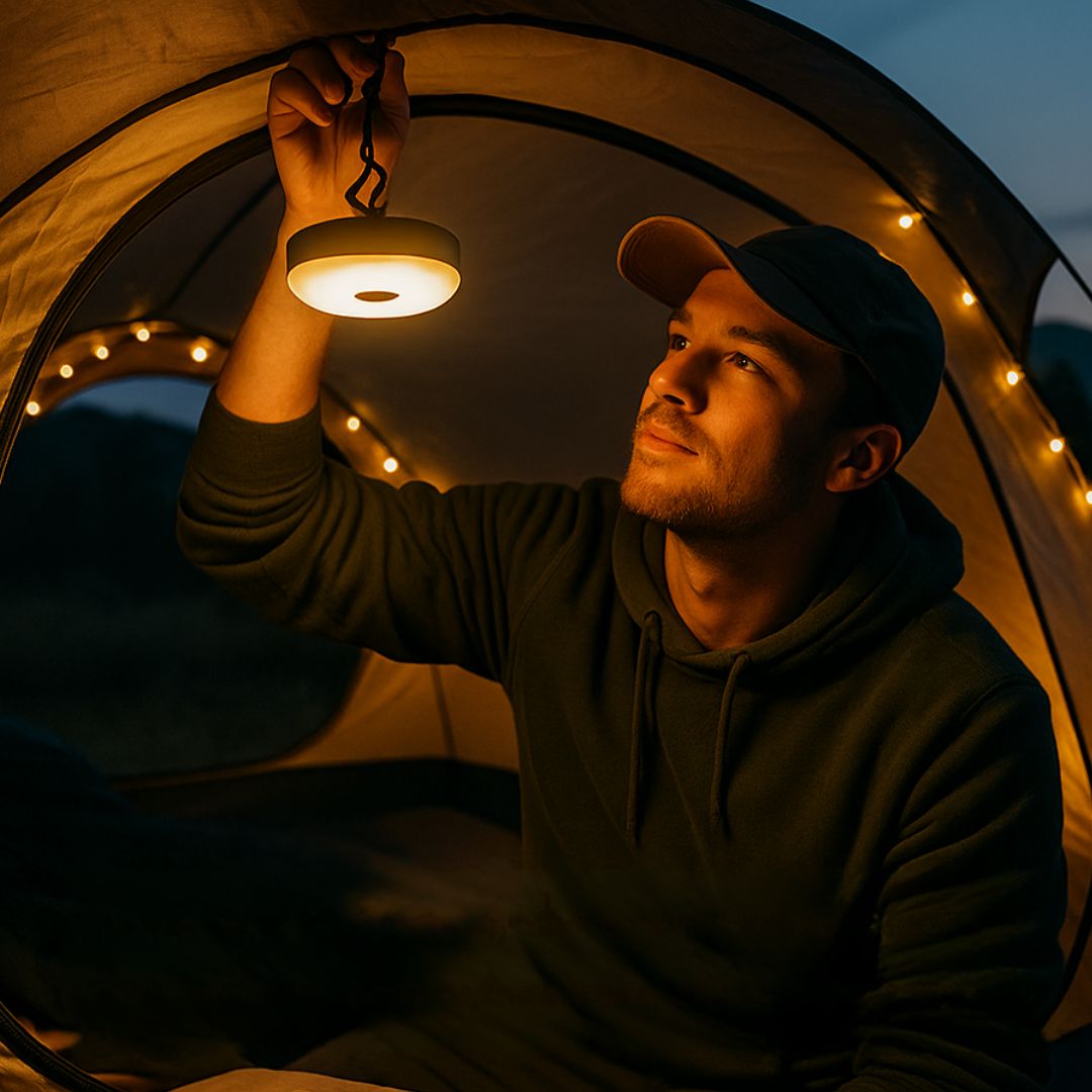 CampGlow™ – Sfeer, licht en rust. Altijd bij je.
