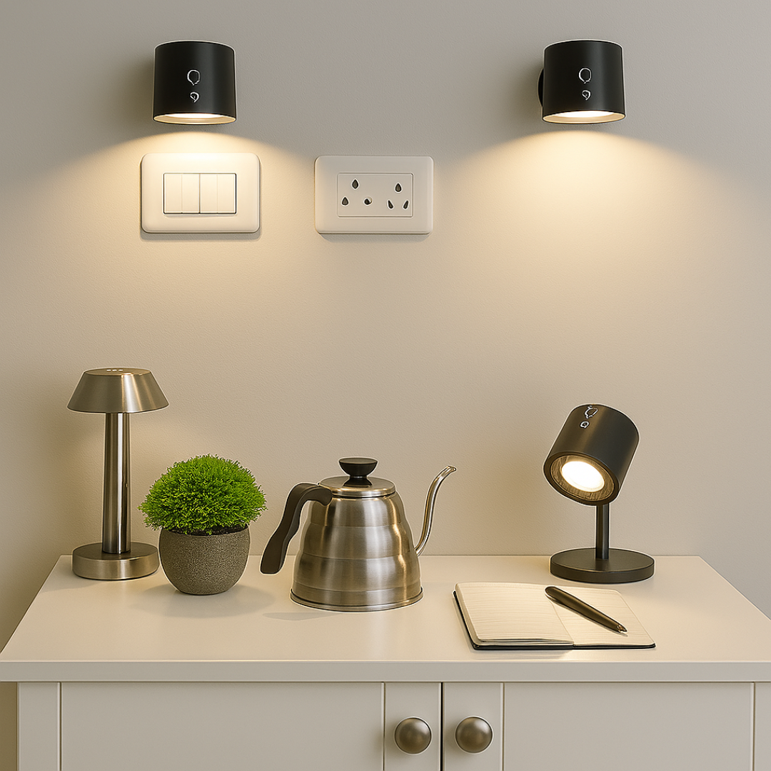 Wallie™ - Draadloze LED Wandlamp