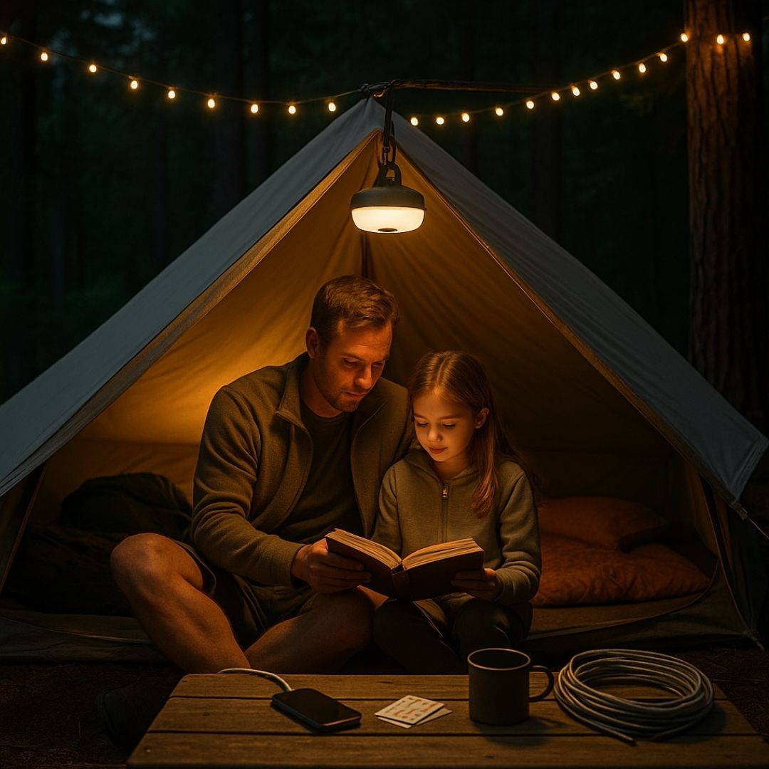 CampGlow™ – Sfeer, licht en rust. Altijd bij je.