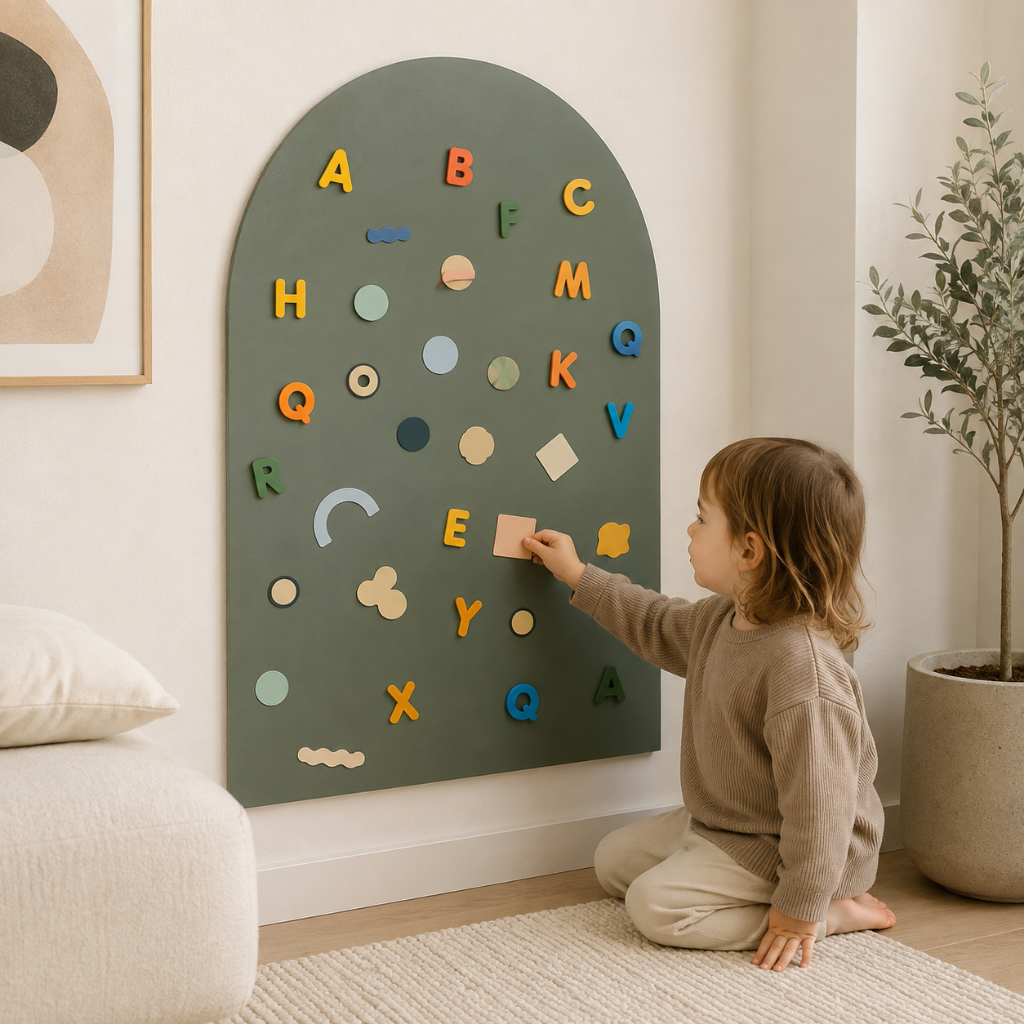 Magnetta™ - Magnetisch tekenbord voor de kinderkamer, zonder rommel