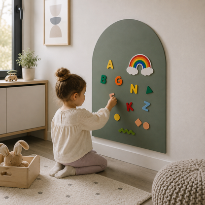Magnetta™ - Magnetisch tekenbord voor de kinderkamer, zonder rommel