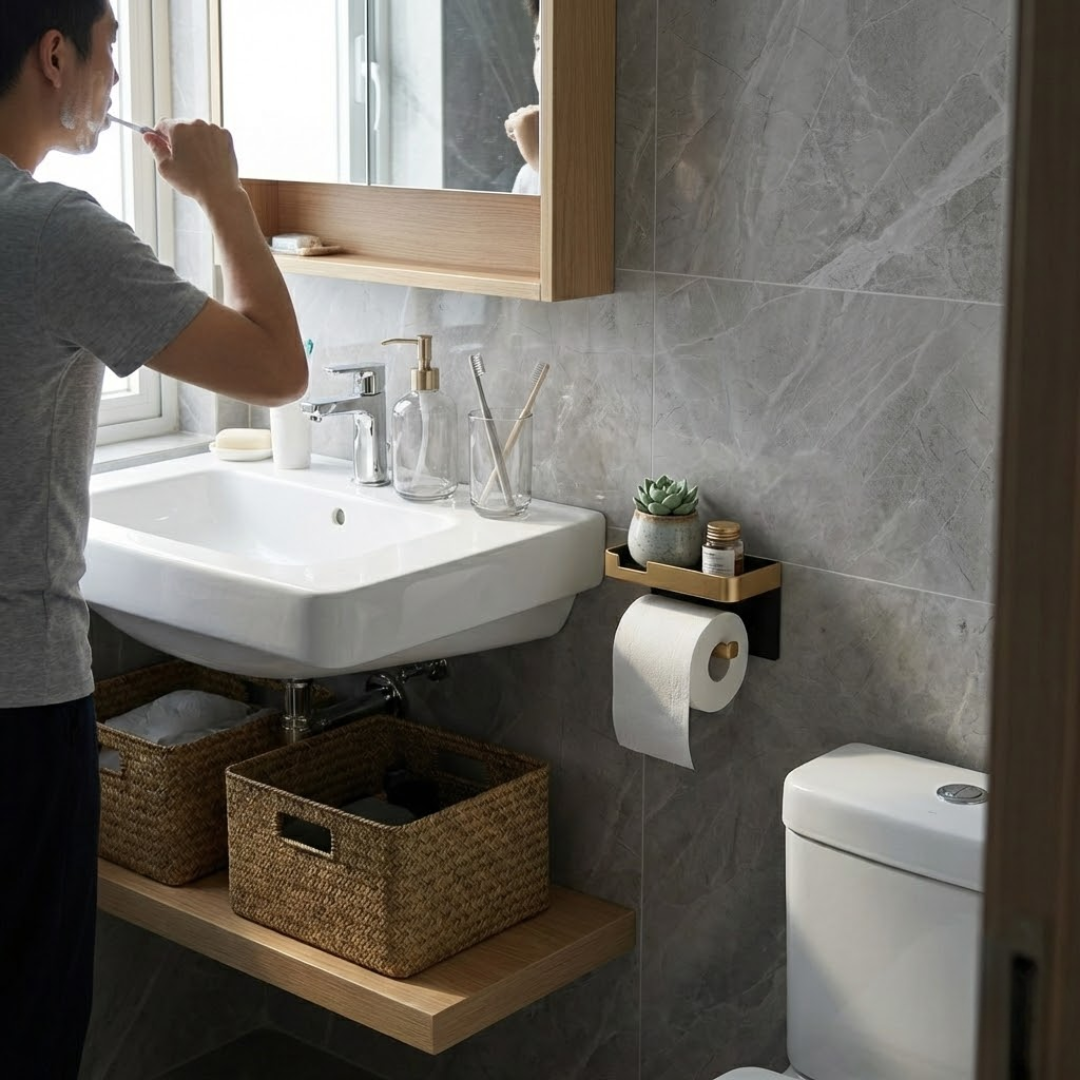 DuoFix Toiletrolhouder