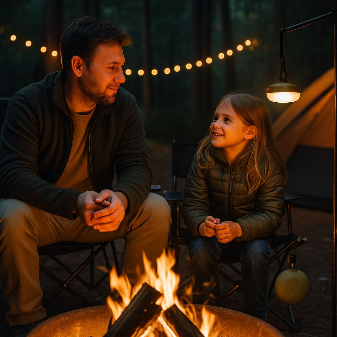 CampGlow™ – Sfeer, licht en rust. Altijd bij je.