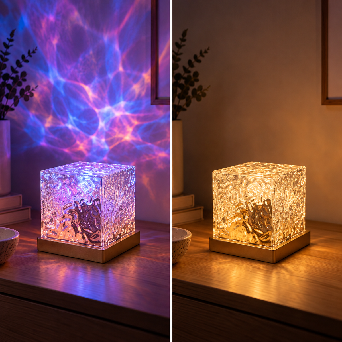 AuraCube™ – golvenprojector met volledige 360° kamerdekking