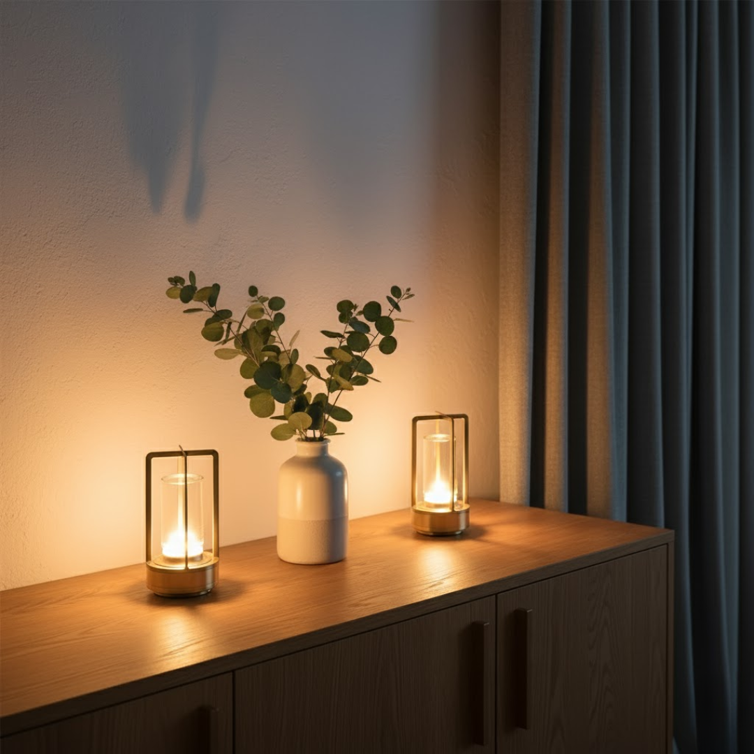 GlowHaven™ - Compact, warm licht voor elk moment