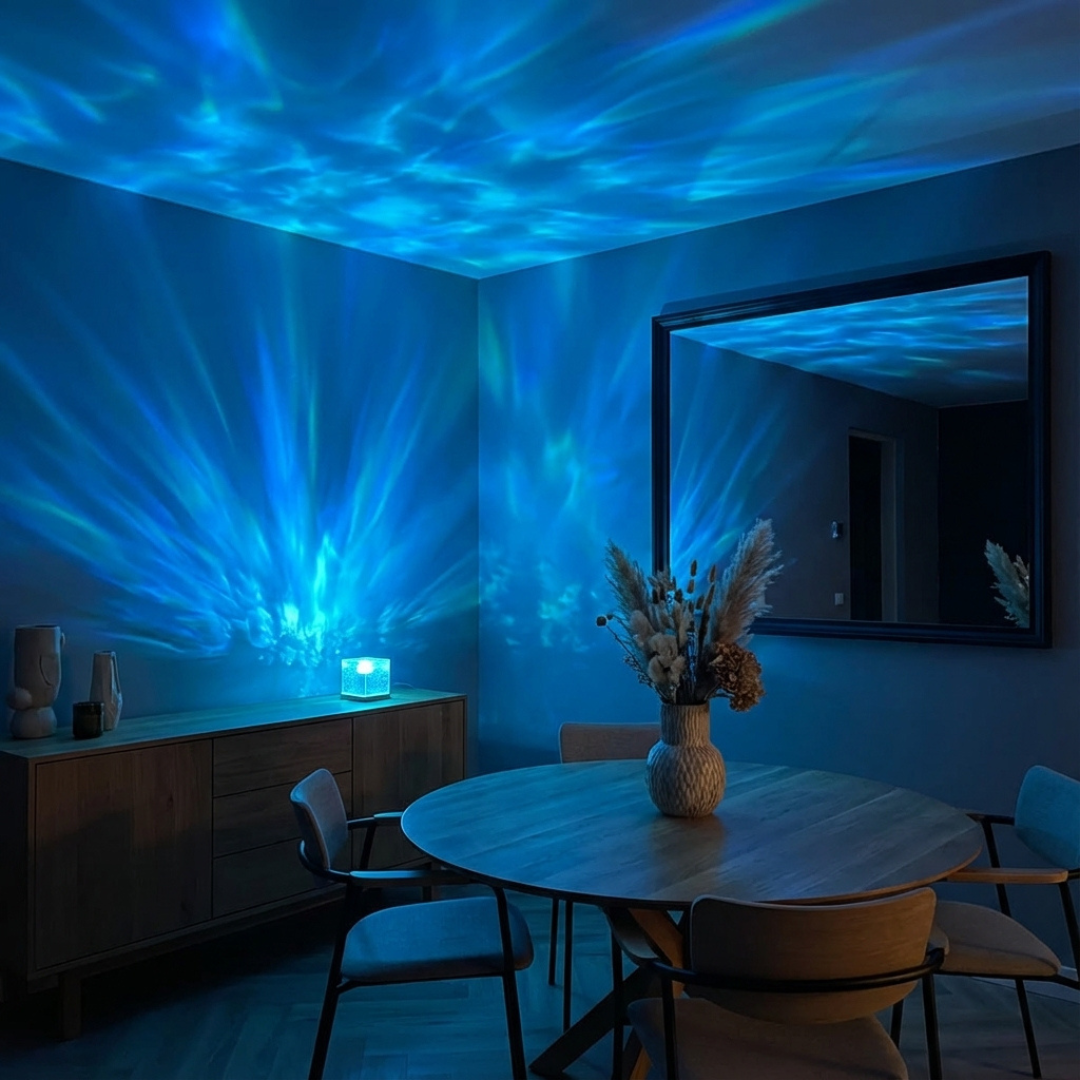 AuraCube™ – Dreamy Wave-Light Projector