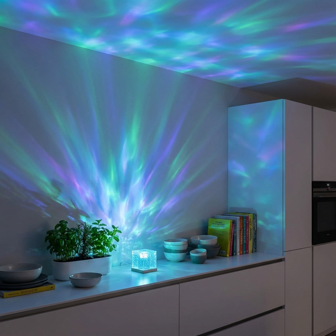 AuraCube™ – Dreamy Wave-Light Projector
