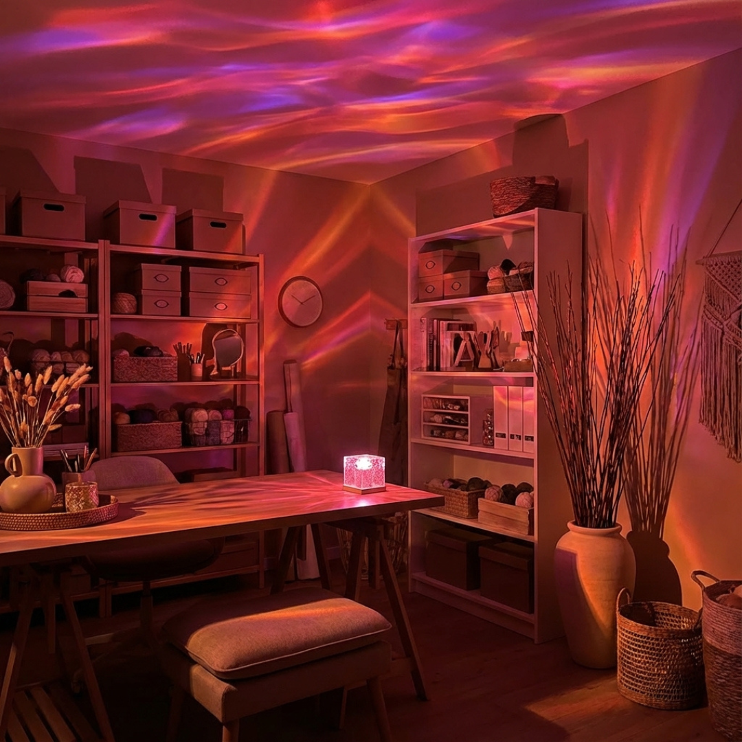 AuraCube™ – Dreamy Wave-Light Projector