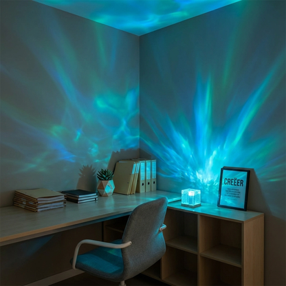 AuraCube™ – Dreamy Wave-Light Projector