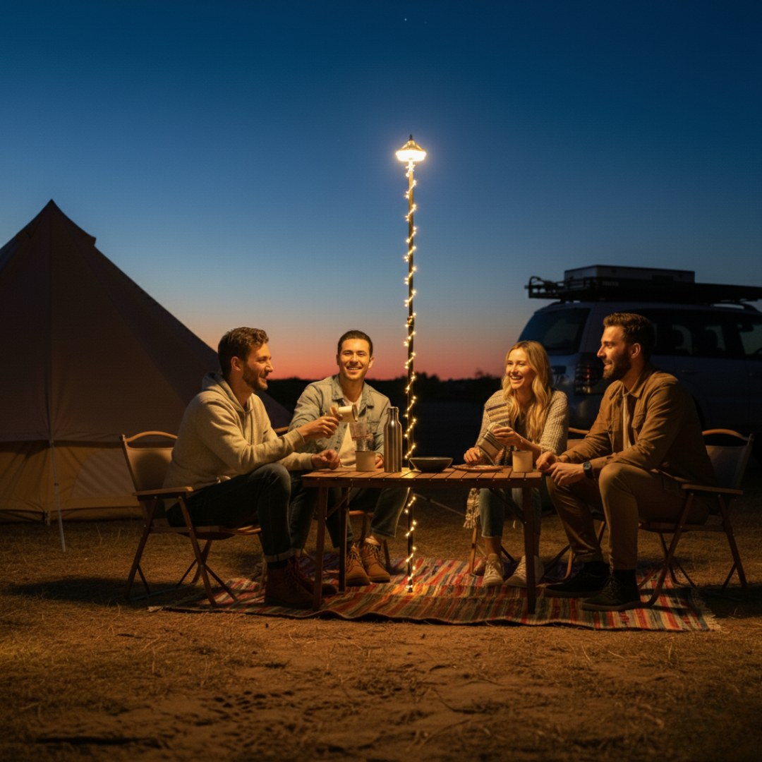 CampGlow™ – Sfeer, licht en rust. Altijd bij je