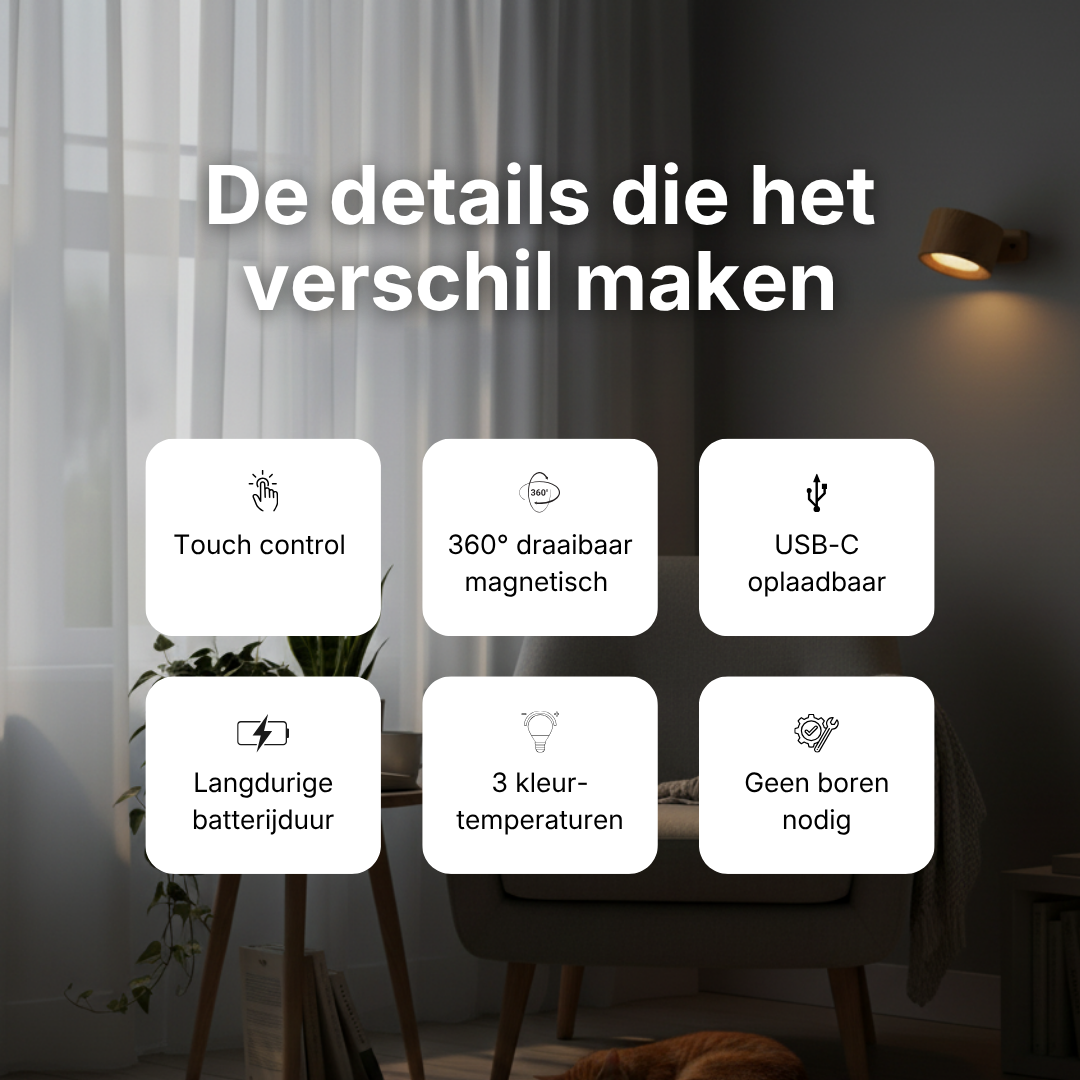 CasaBeam™ – Sfeervolle verlichting zonder gedoe