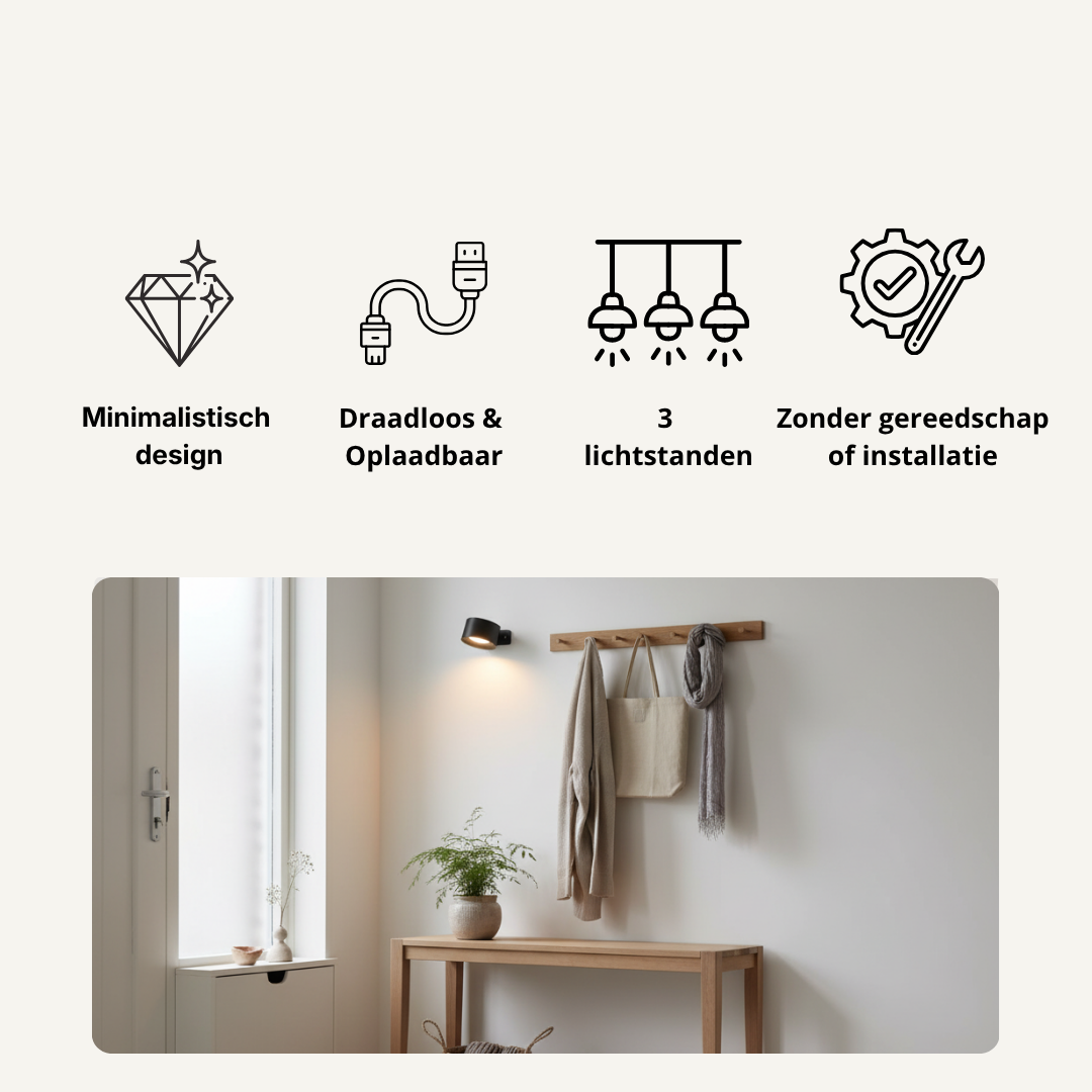 CasaBeam™ – Sfeervolle verlichting zonder gedoe