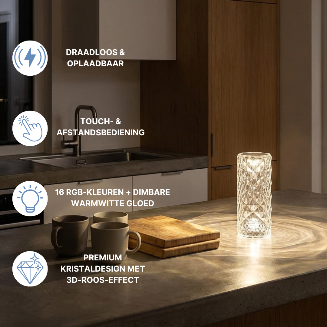 CrystalChic™ – Luxe kristallicht voor instant sfeer