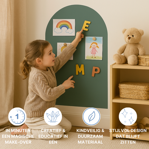 Magnetta™ - Tovert elke muur om tot een creatieve speelplek
