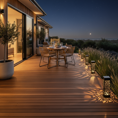 SchemerSpel™ - Solar Tuinlamp die Lichtpatronen Maakt