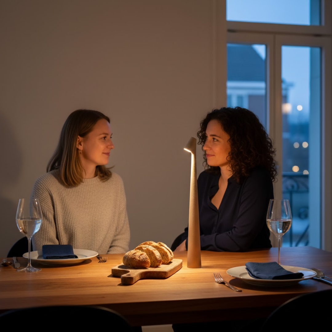 MoodBeam™ — Zacht Licht, Tijdloos Design