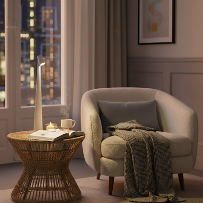 MoodBeam™ — Zacht Licht, Tijdloos Design