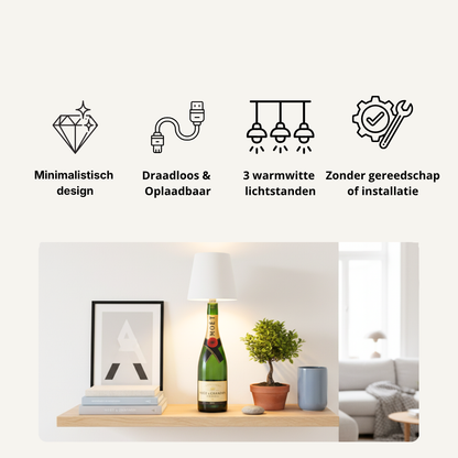 BottleGlow™ - Elk lege fles een sfeervolle lamp