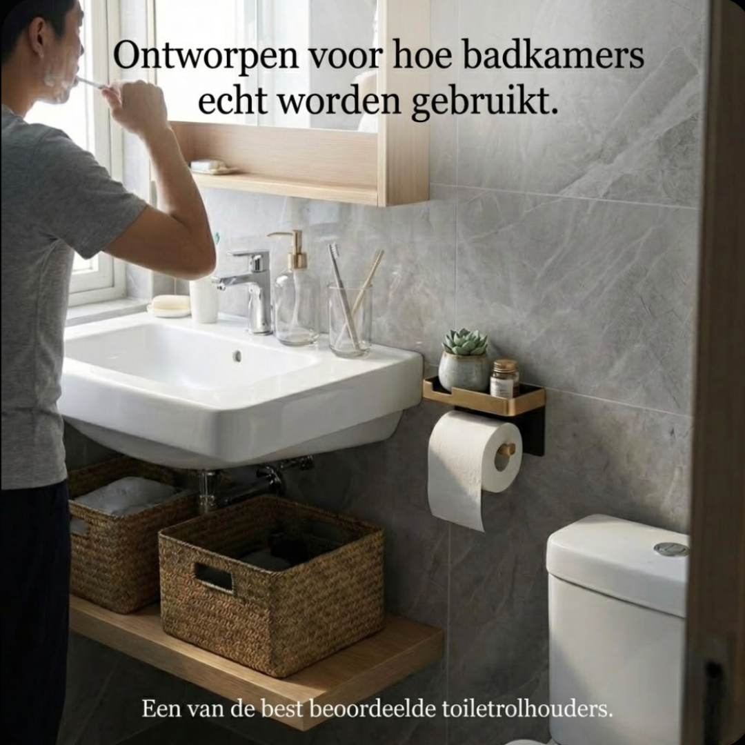 DuoFix Toiletrolhouder