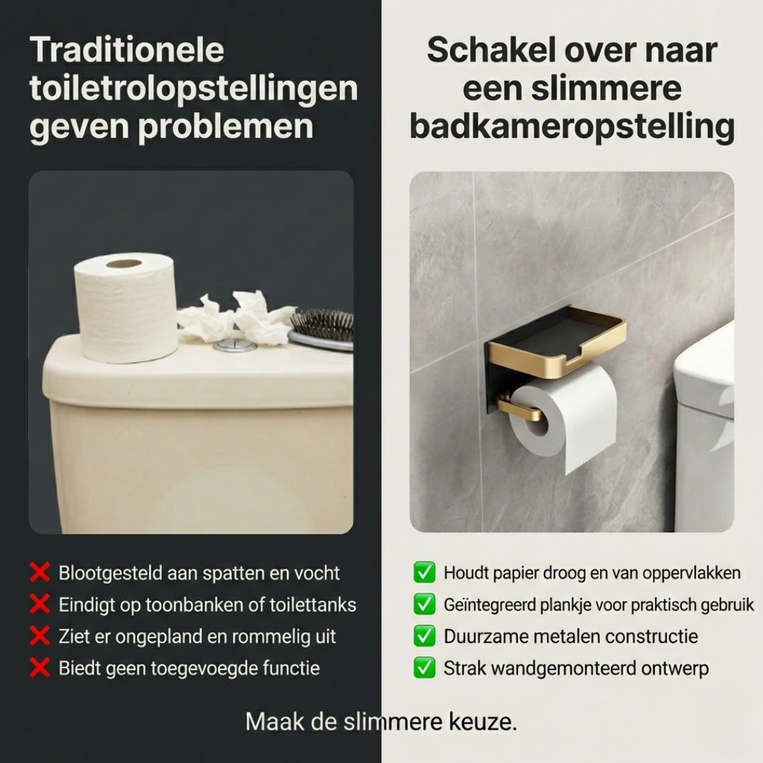 DuoFix Toiletrolhouder